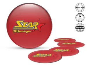 Wheel Decal Style Premium Racing Dome Stickers